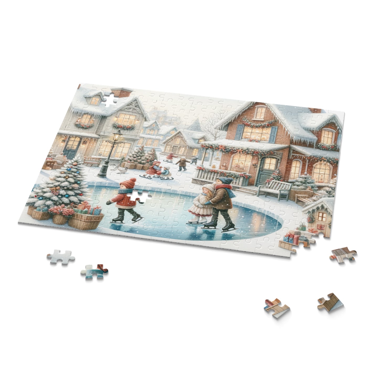 Winter Ice Skating Puzzle (252 Piece)
