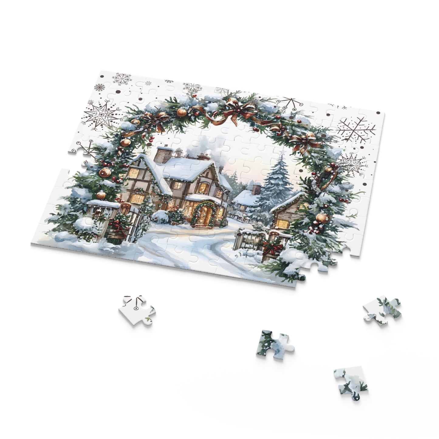 Christmas Wreath Puzzle (120 Piece)