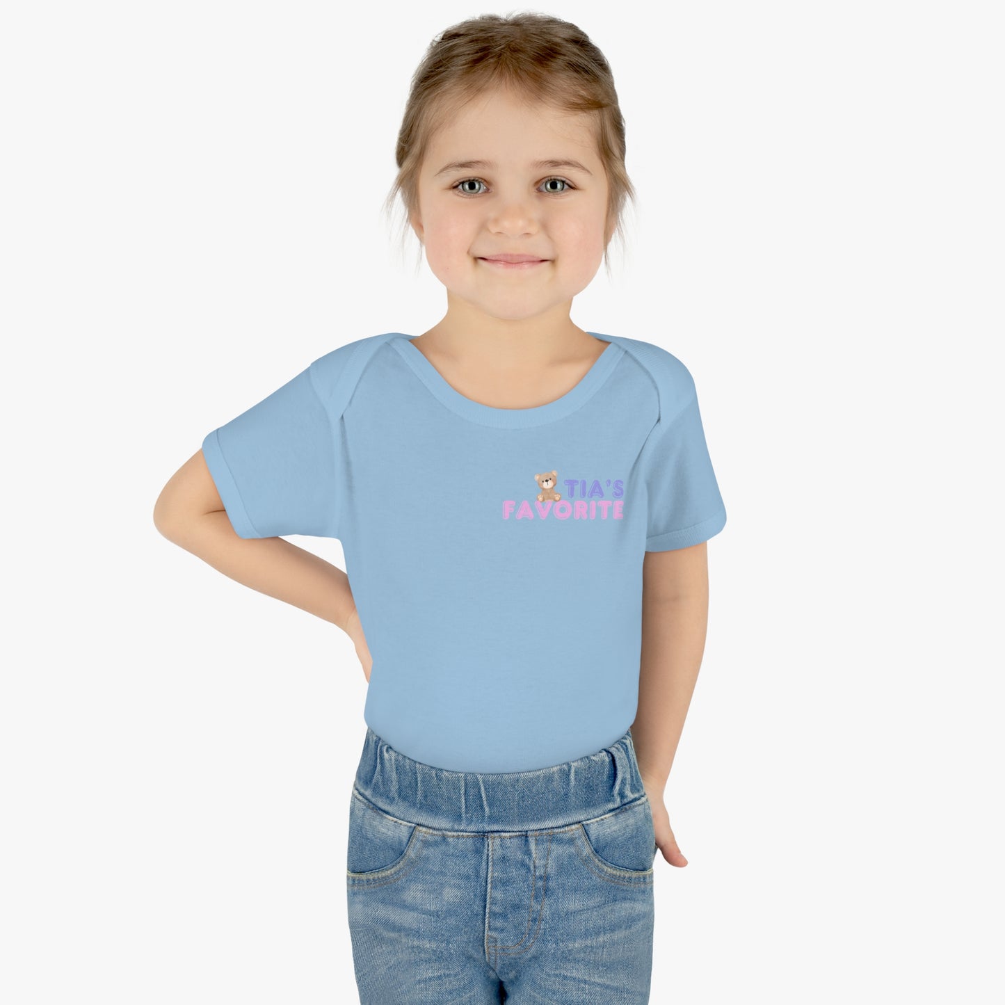 "Tia's Favorite" - Teddy Infant Bodysuit