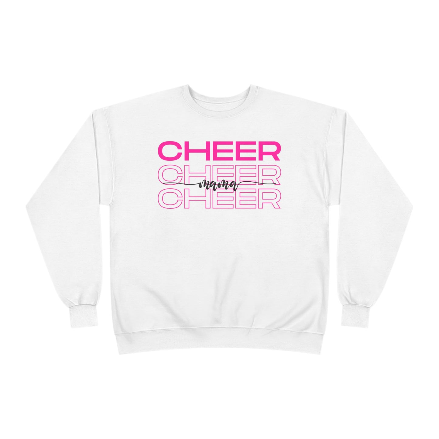 "Three Cheers" Cheer Mom Crewneck Sweatshirt