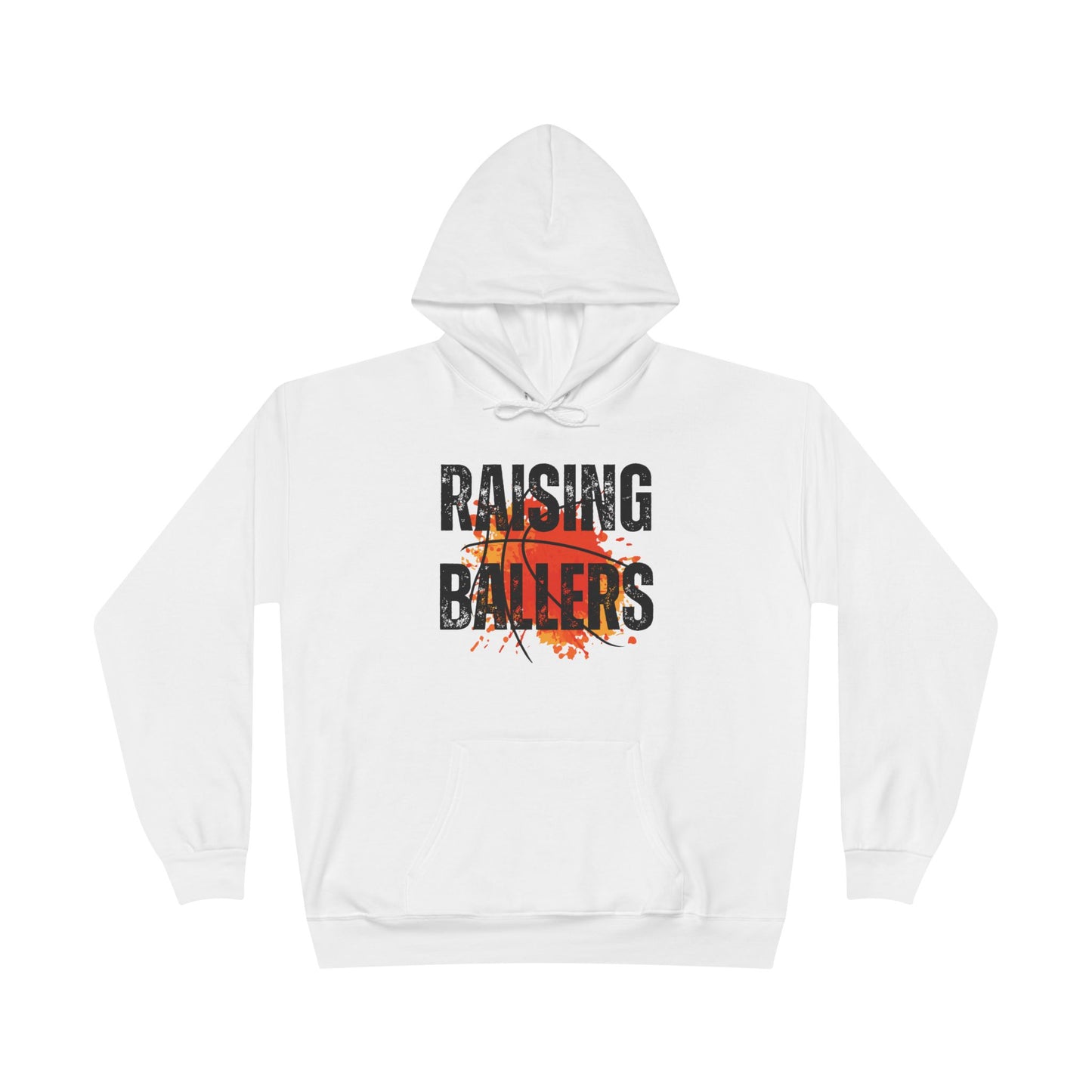 Personalized - "Raising Ballers" Basketball Mom Hoodie Sweatshirt