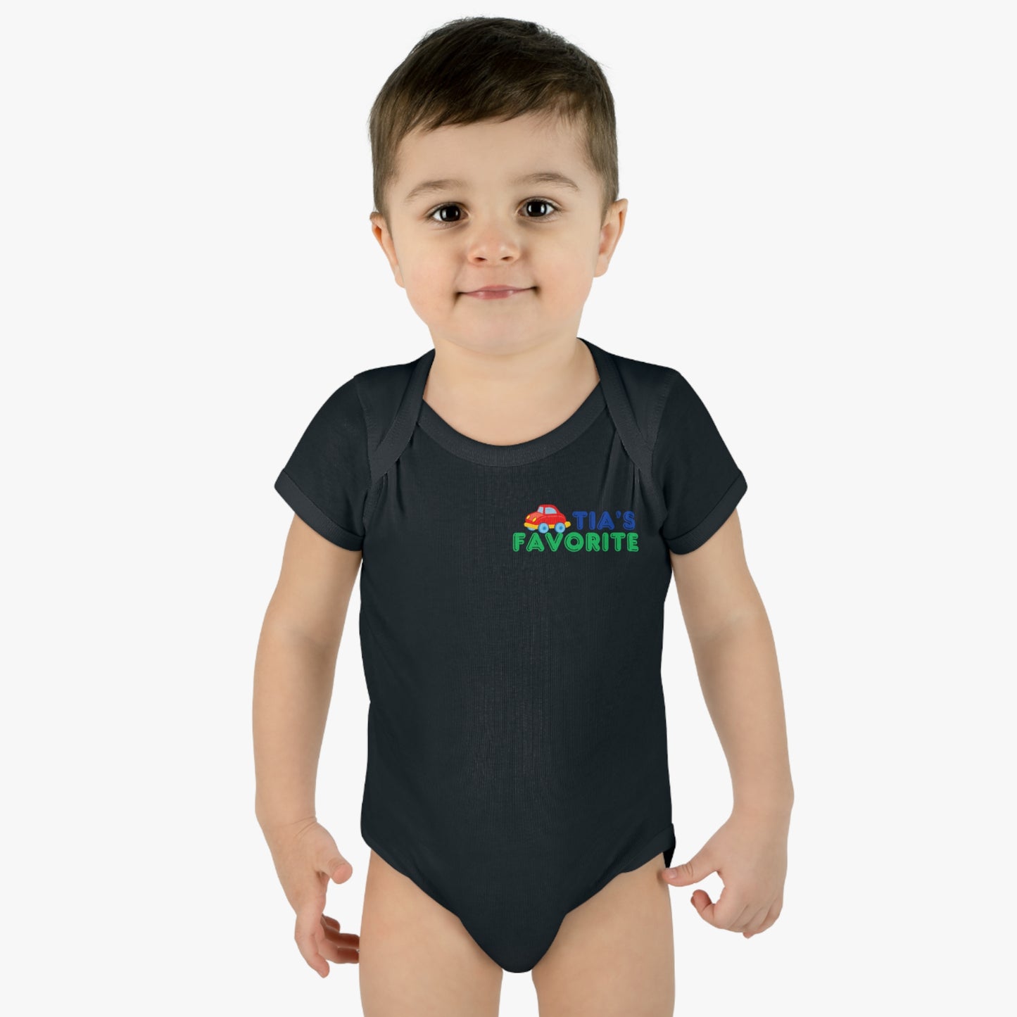 "Tia's Favorite" - ToyCar Infant Bodysuit