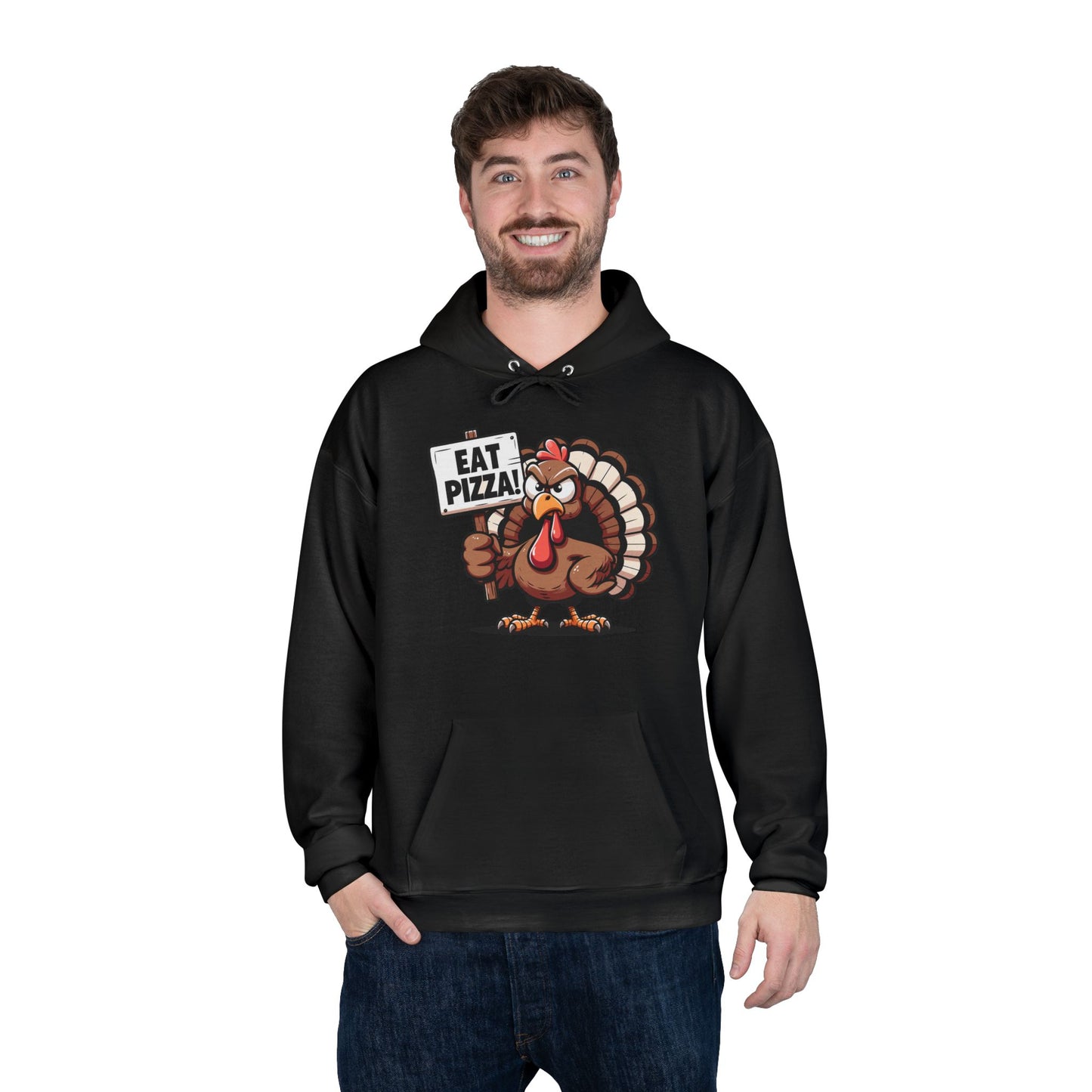 "Eat Pizza" Pullover Hoodie Sweatshirt