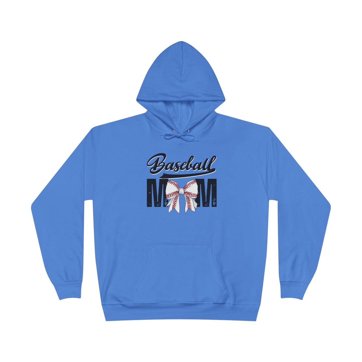 Personalized - "BaseBow" Baseball Mom Hoodie Sweatshirt