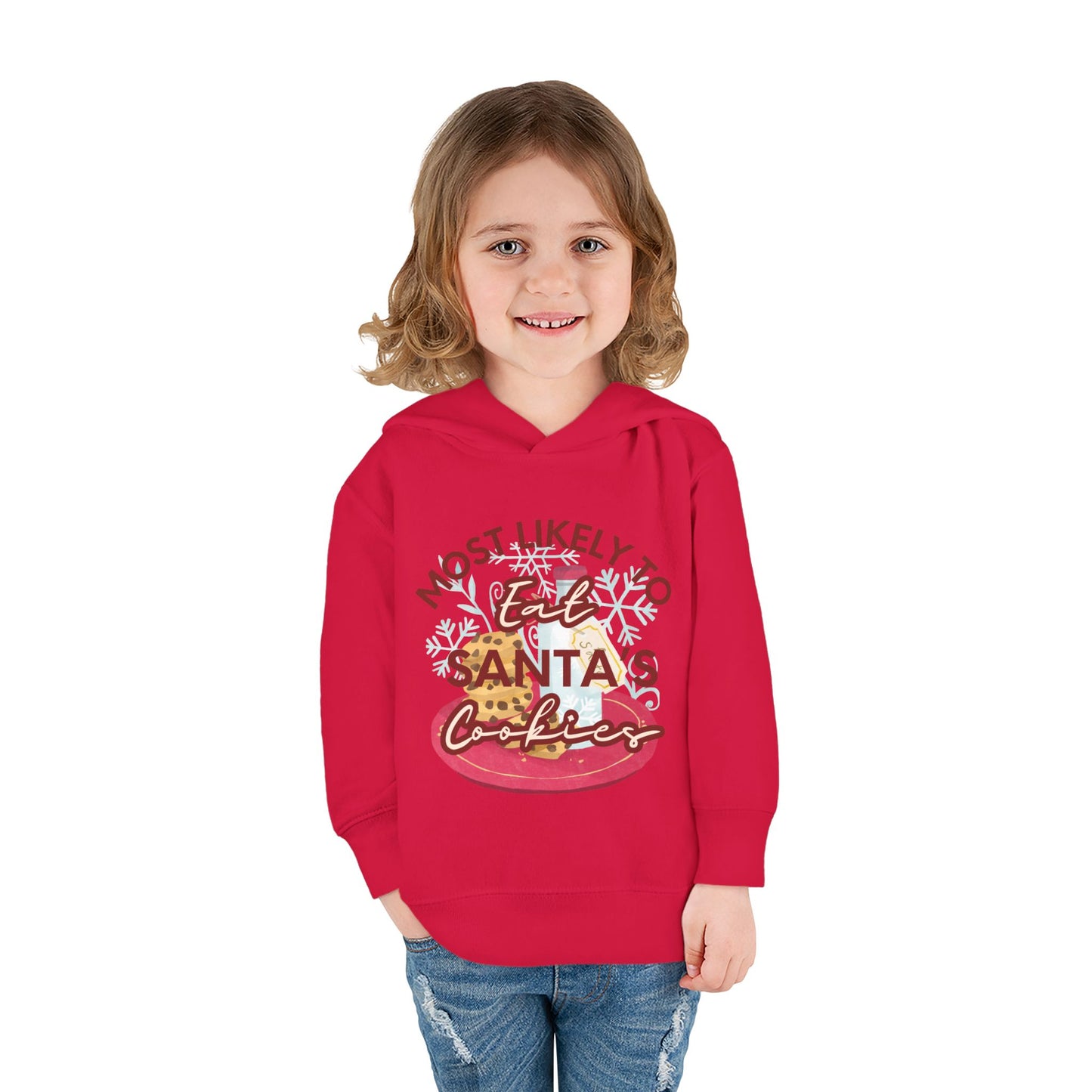 Holiday- "Eat Santa's Cookie" - Fleece Hoodie