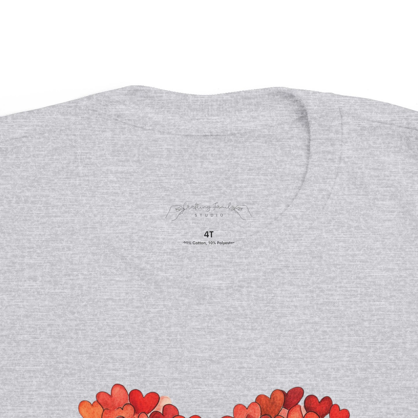 "Hearts in Heart" Toddler's Jersey Tee