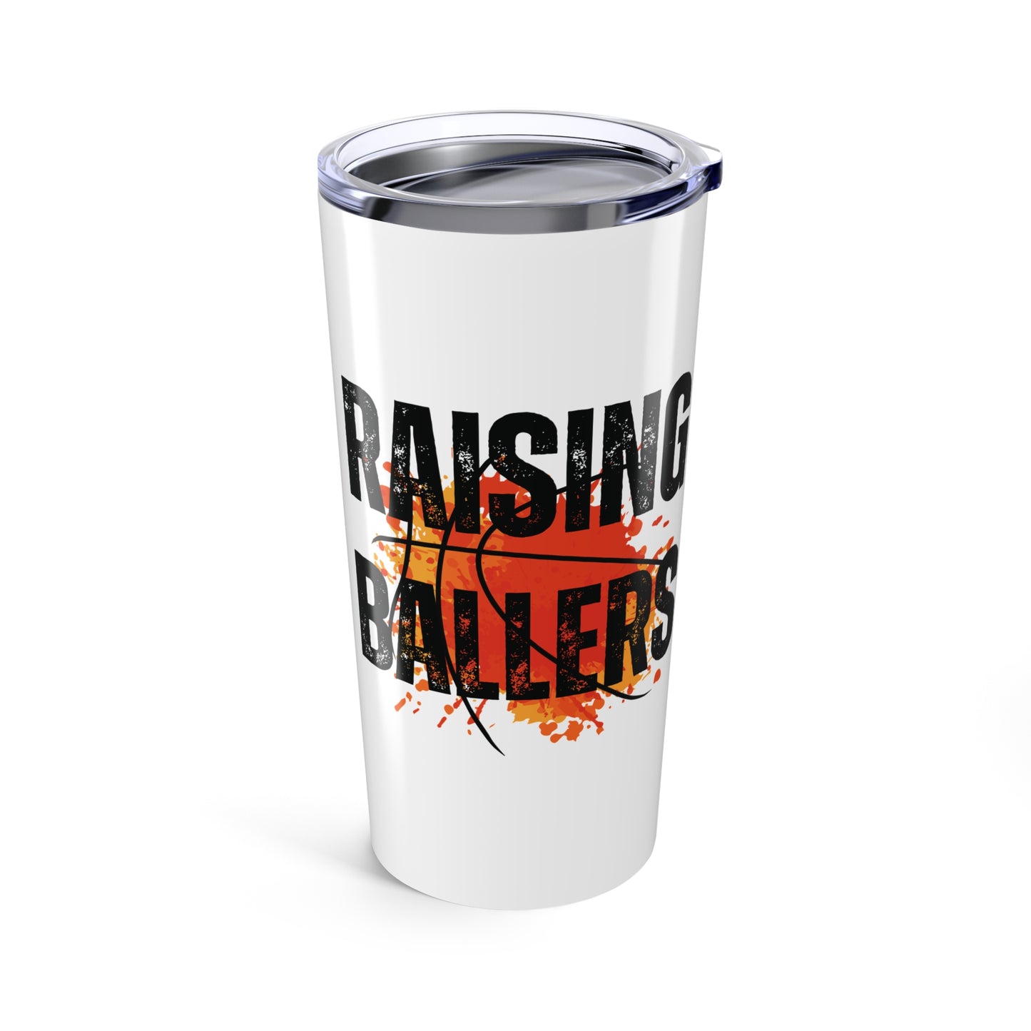 Personalized Tumbler - "Raising Ballers" Basketball Mom
