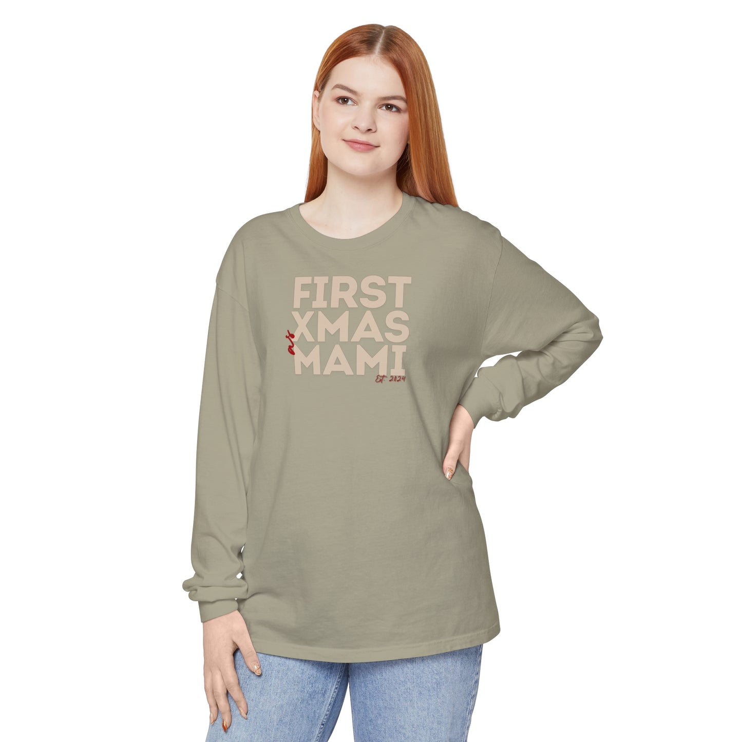 Holiday - "First Christmas - Mami" Long Sleeve T-Shirt