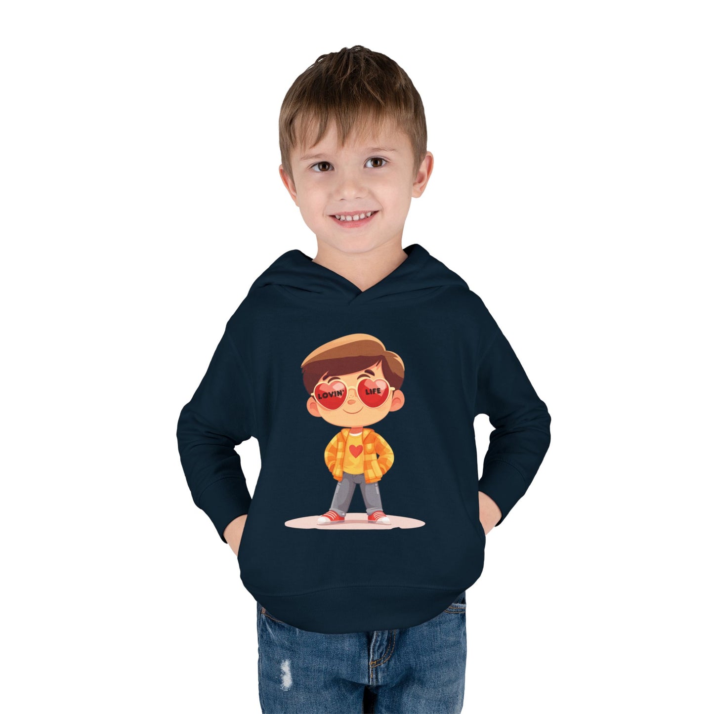 "Lovin Life Toddler Boy" - Fleece Hoodie