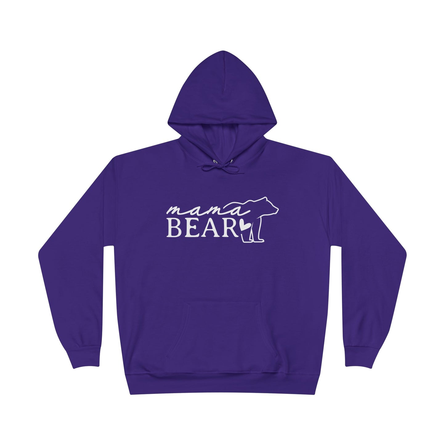 "Mama Bear Silhouette" Pullover Hoodie Sweatshirt