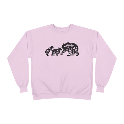 Floral Mama Bear Crewneck Sweatshirt