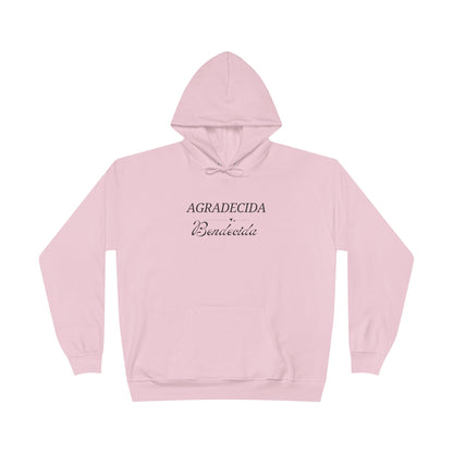 "Agradecida" Pullover Hoodie Sweatshirt