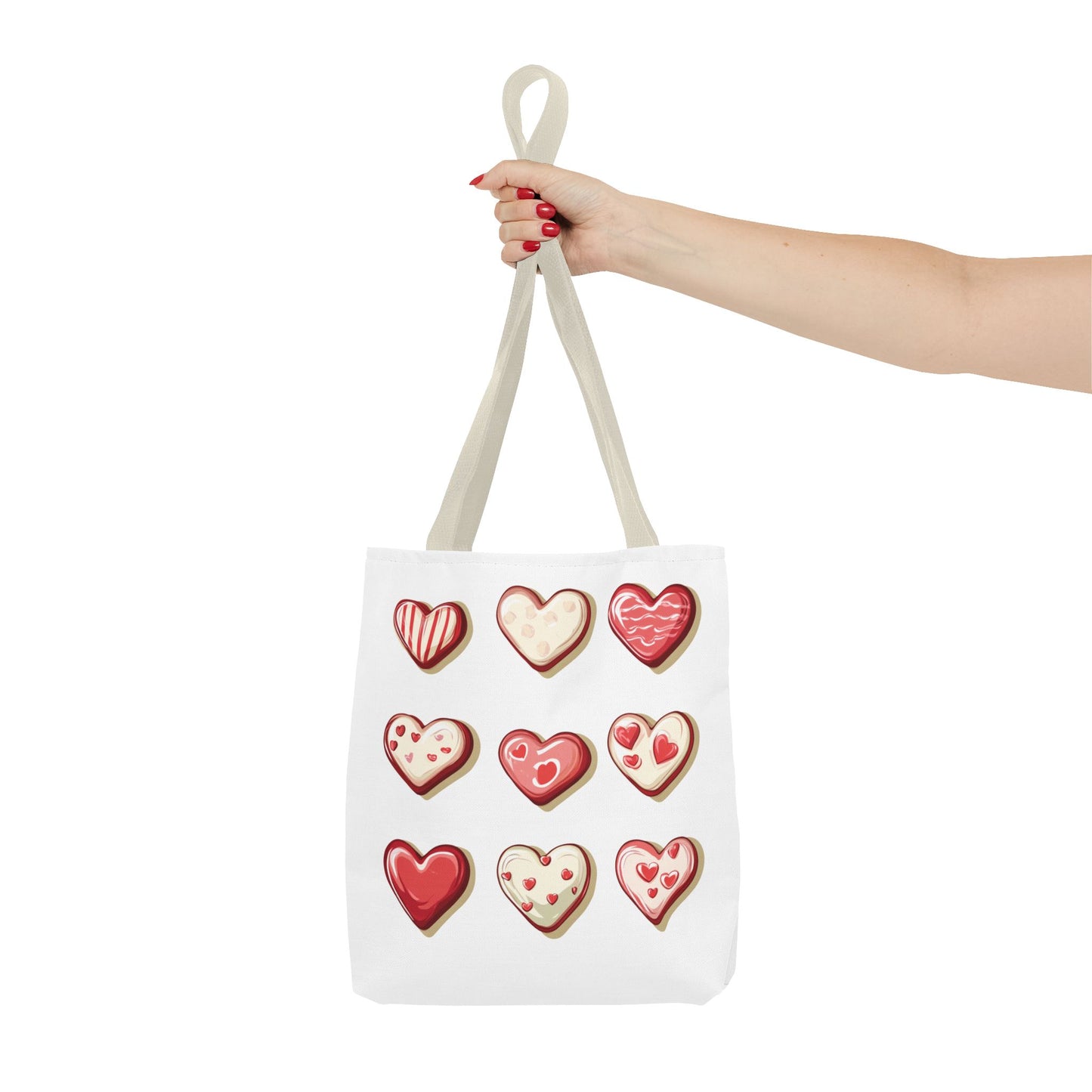 "Baked Goods Hearts" Tote