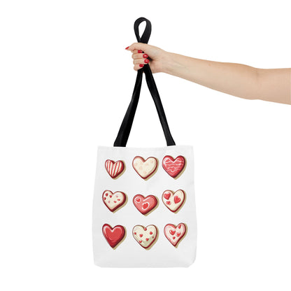 "Baked Goods Hearts" Tote