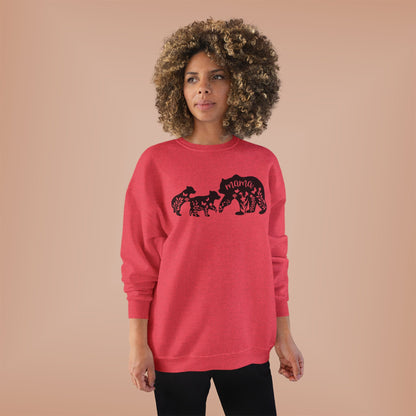 Floral Mama Bear Crewneck Sweatshirt