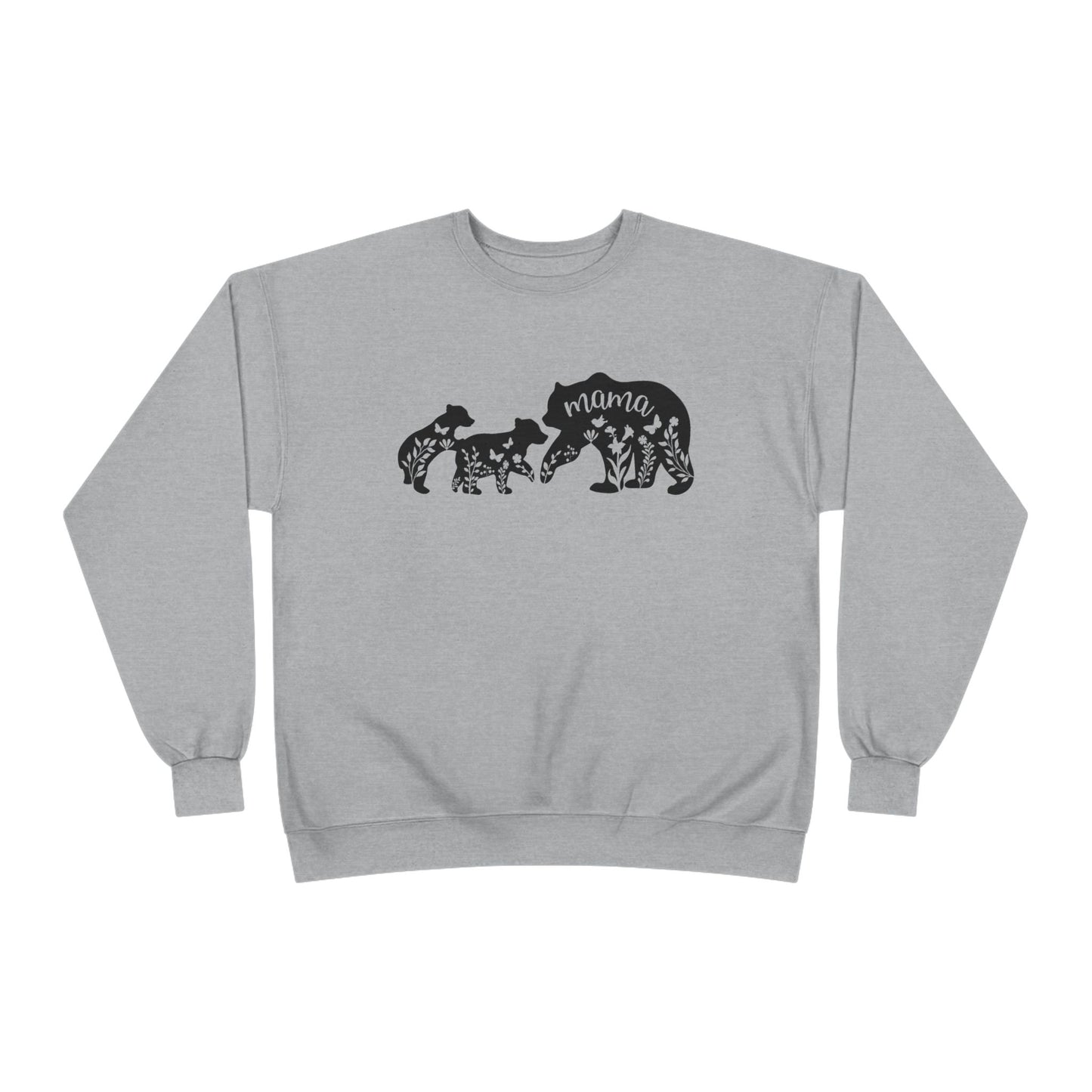 Floral Mama Bear Crewneck Sweatshirt