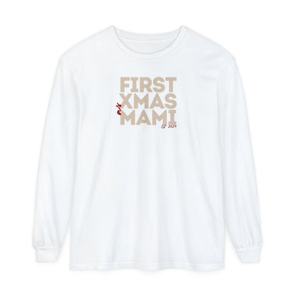 Holiday - "First Christmas - Mami" Long Sleeve T-Shirt