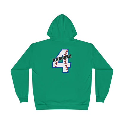 Personalized - "BaseBow" Baseball Mom Hoodie Sweatshirt