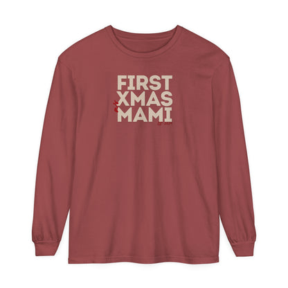 Holiday - "First Christmas - Mami" Long Sleeve T-Shirt