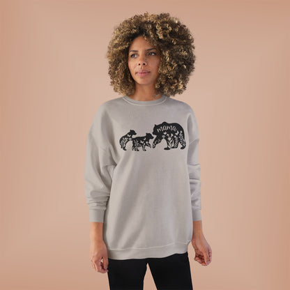 Floral Mama Bear Crewneck Sweatshirt