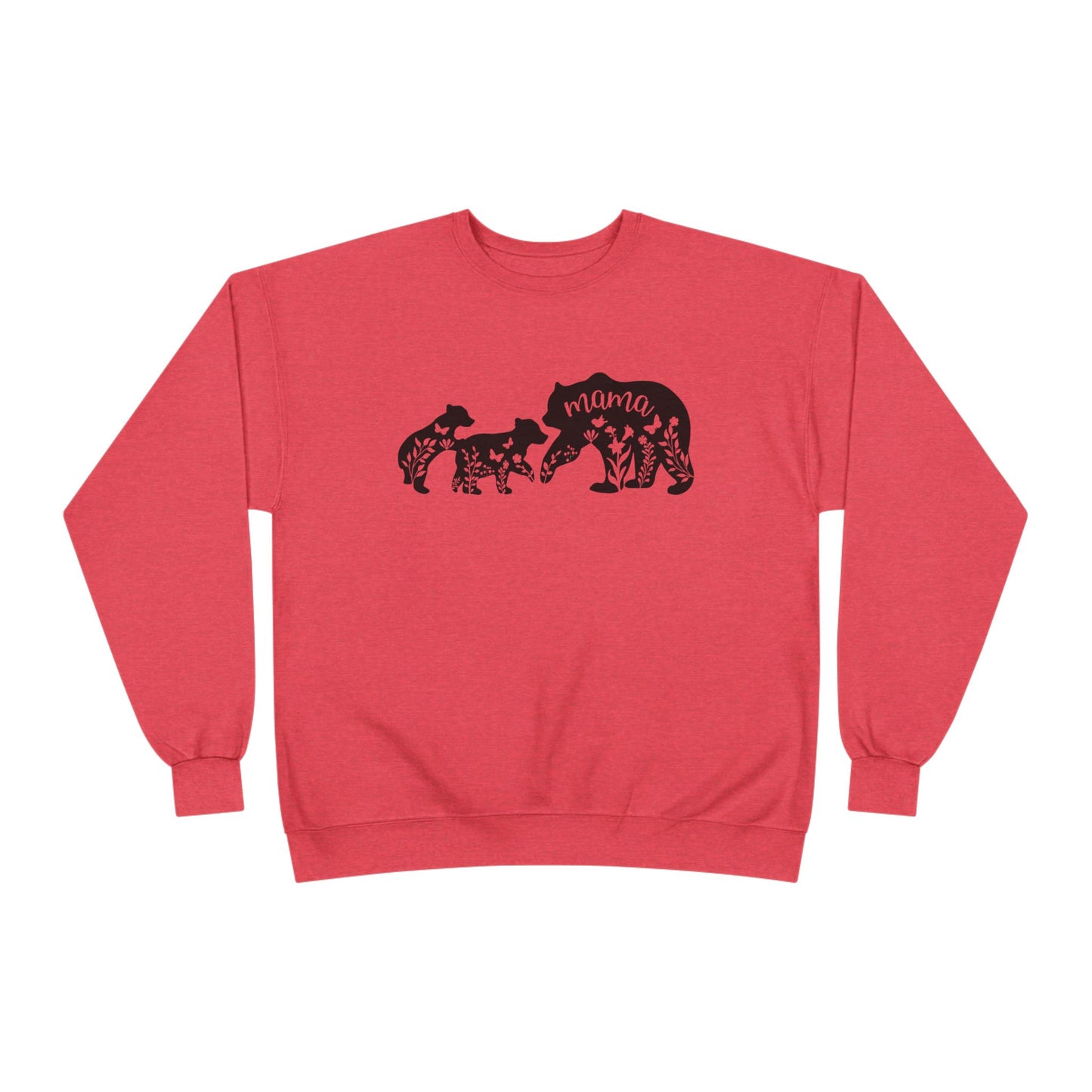 Floral Mama Bear Crewneck Sweatshirt