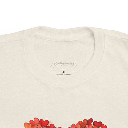 "Hearts in Heart" Toddler's Jersey Tee