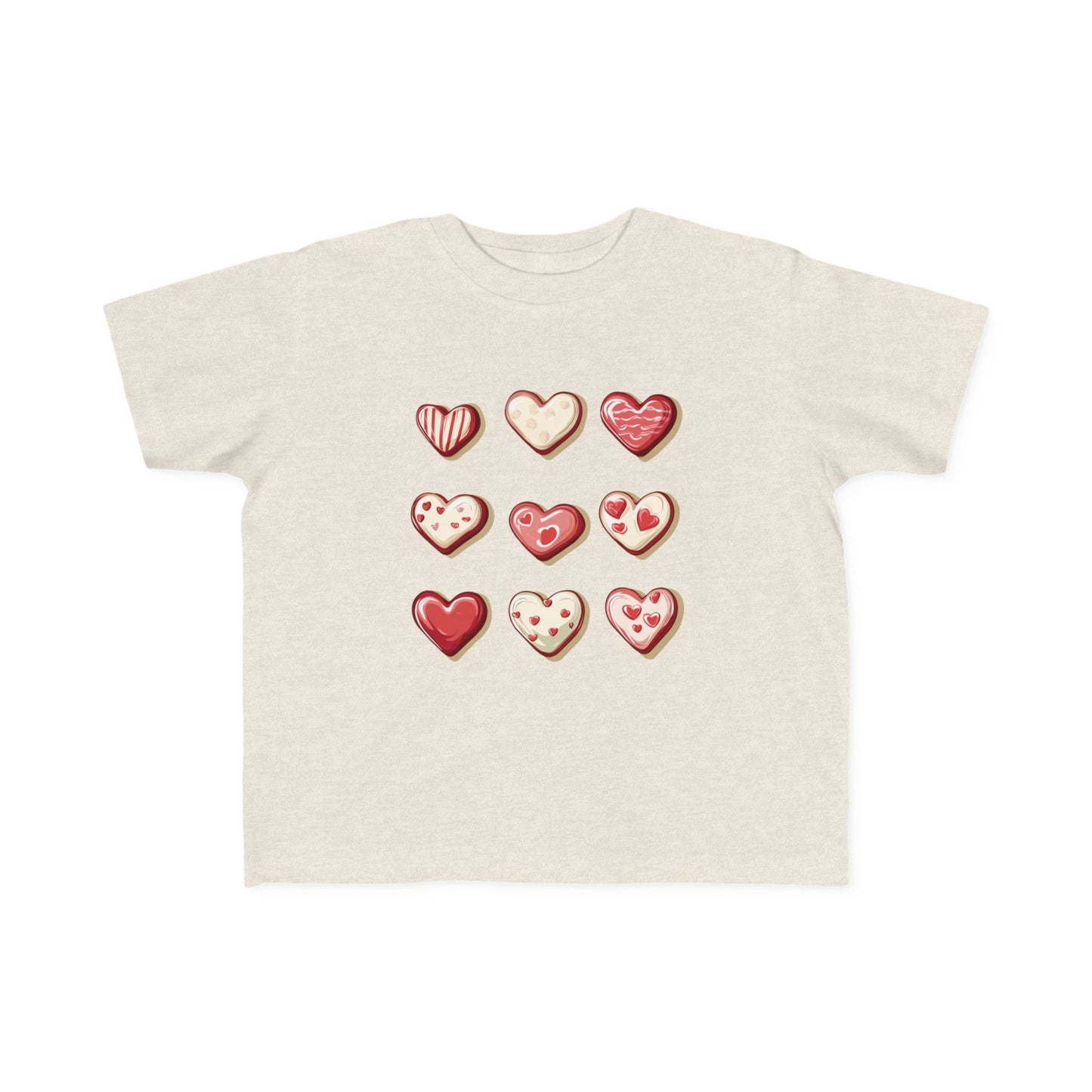 "Baked Goods Hearts" Toddler's Jersey Tee