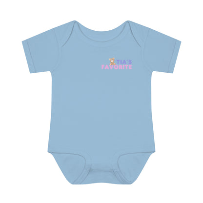 "Tia's Favorite" - Teddy Infant Bodysuit
