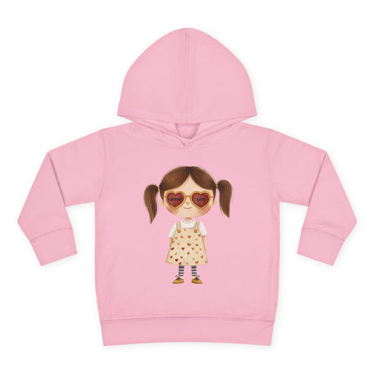 "Lovin Life Toddler Girl" - Fleece Hoodie