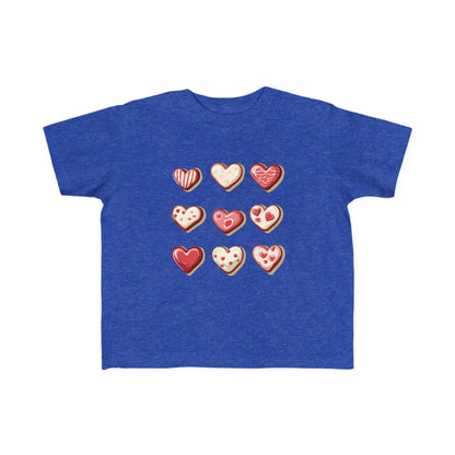 "Baked Goods Hearts" Toddler's Jersey Tee