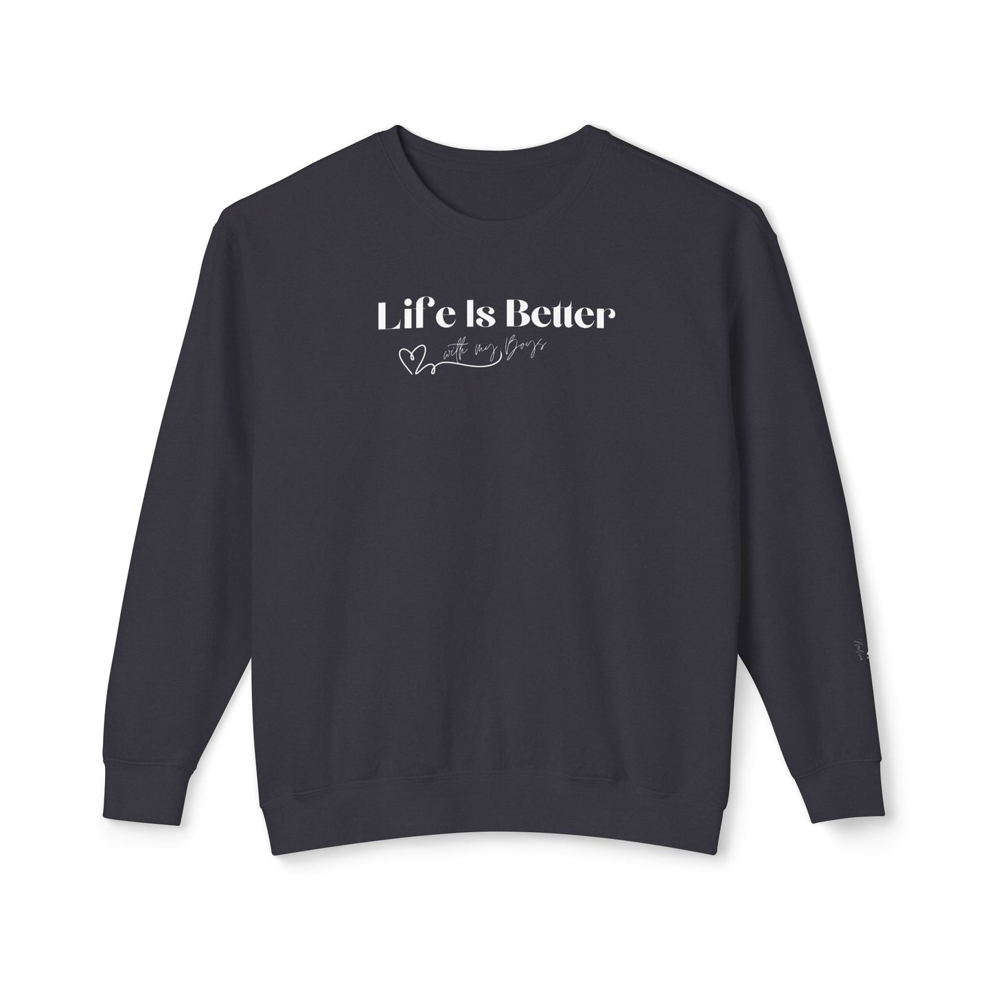 Personalized "Better with My Boys" Crewneck Sweatshirt