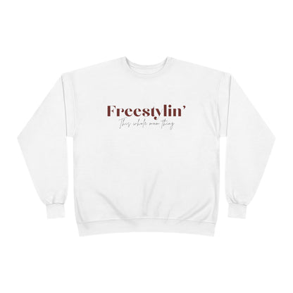 "Freestylin' this mom thing" Crewneck Sweatshirt