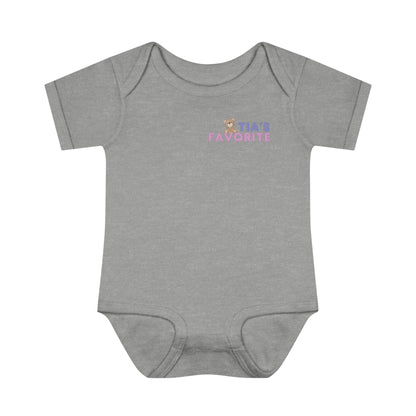 "Tia's Favorite" - Teddy Infant Bodysuit