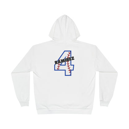 Personalized - "BaseBow" Baseball Mom Hoodie Sweatshirt