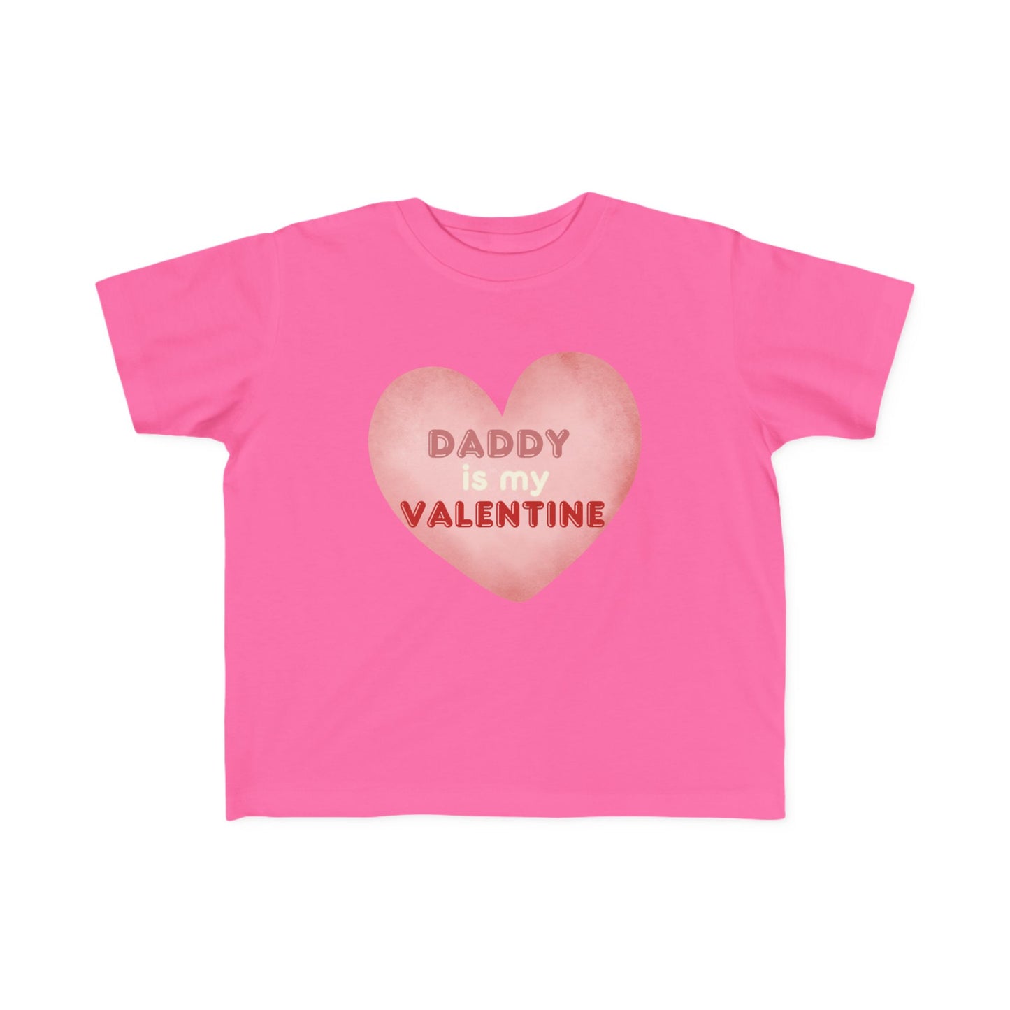 "Daddy's Valentine" Toddler's Jersey Tee