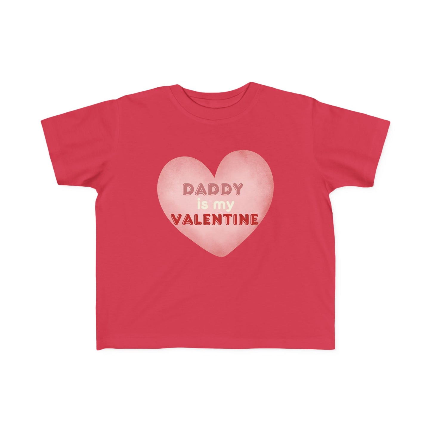 "Daddy's Valentine" Toddler's Jersey Tee