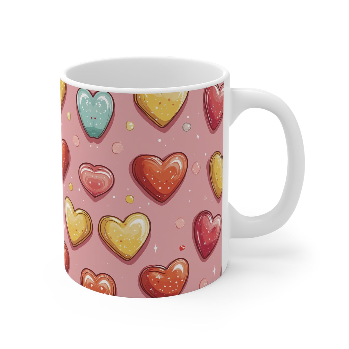 "Heart Candy" - Pink Mug