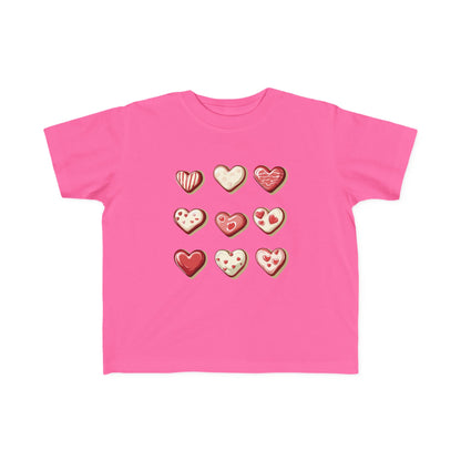 "Baked Goods Hearts" Toddler's Jersey Tee