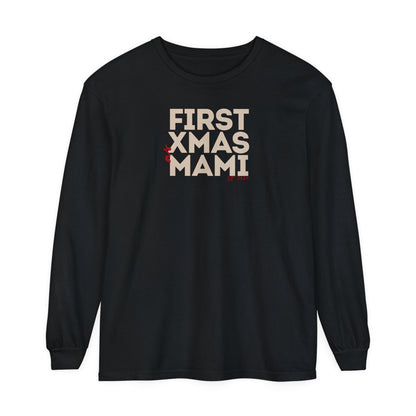 Holiday - "First Christmas - Mami" Long Sleeve T-Shirt