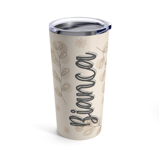 Personalized Tumbler - Soft Yellow