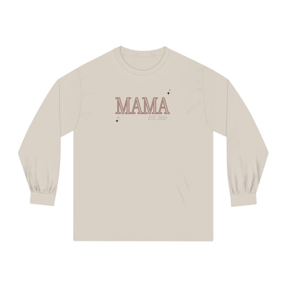 “EST. MAMA” Long Sleeve T-Shirt