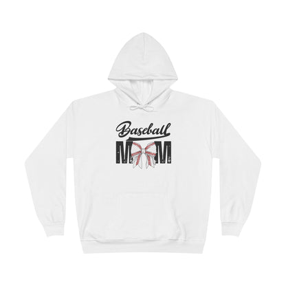 Personalized - "BaseBow" Baseball Mom Hoodie Sweatshirt
