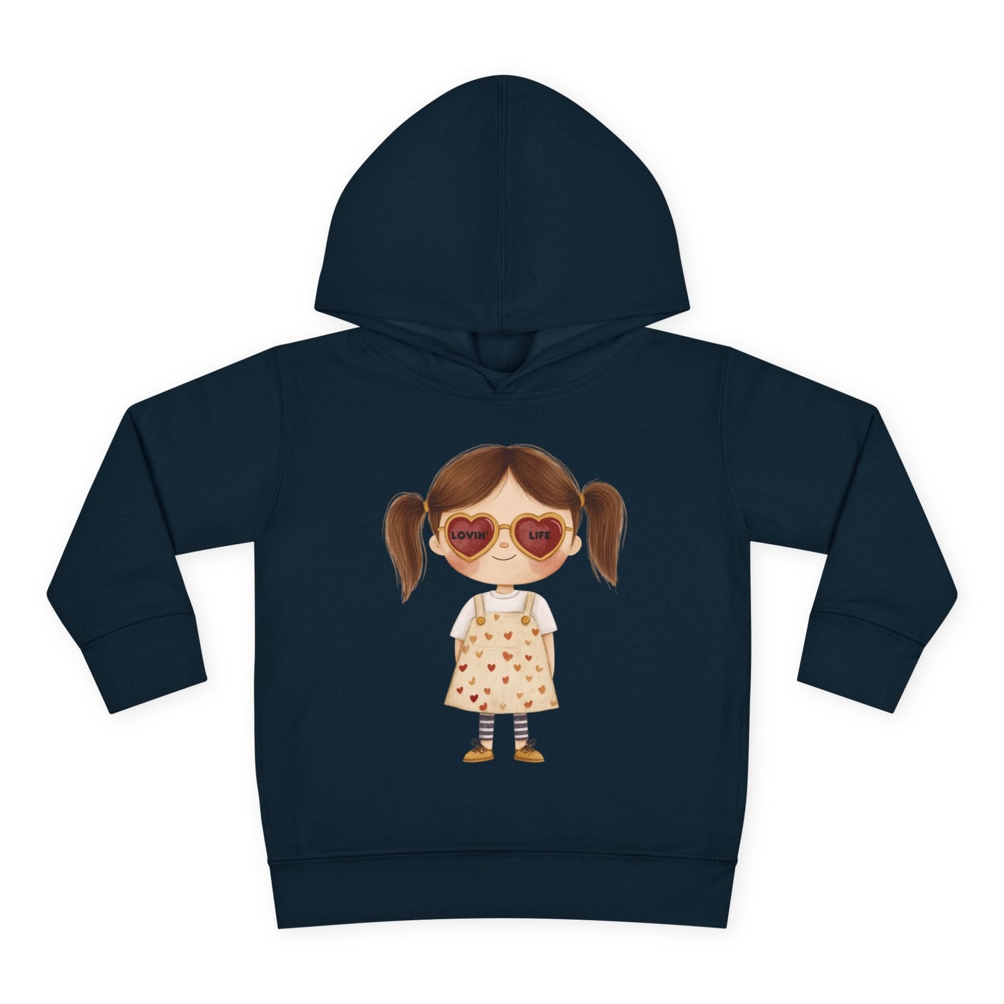 "Lovin Life Toddler Girl" - Fleece Hoodie