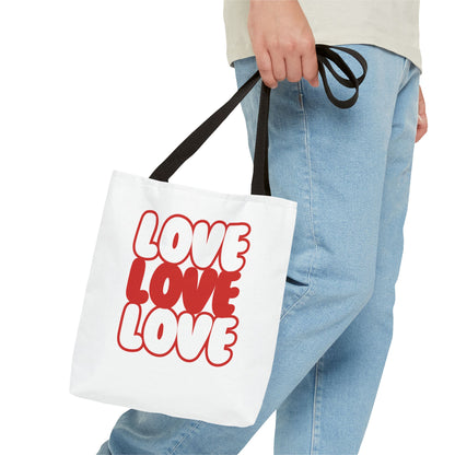 "Love, Love, Love" Tote