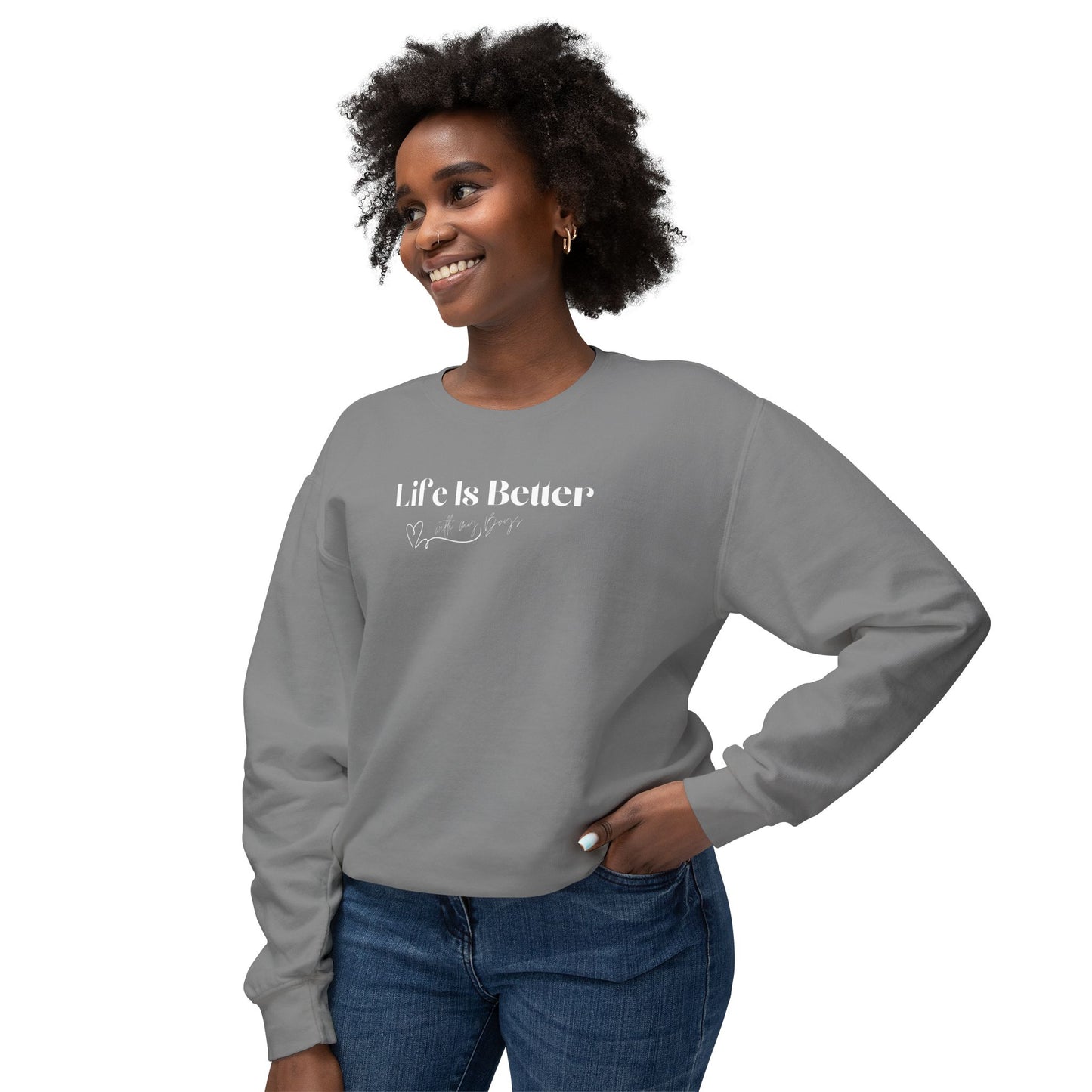 "Better with My Boys" Crewneck Sweatshirt
