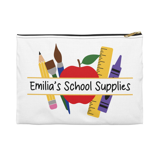 Custom School Supplies Pouch