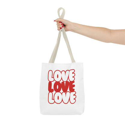 "Love, Love, Love" Tote