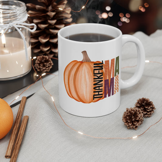 “Thankful Mama” - Pumpkin Mug