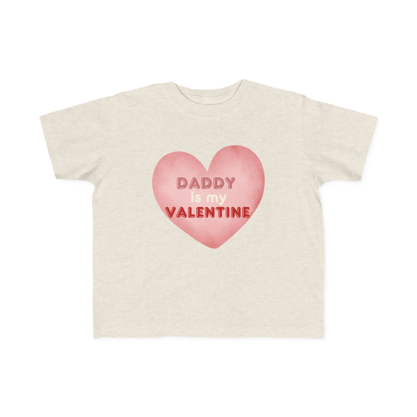 "Daddy's Valentine" Toddler's Jersey Tee