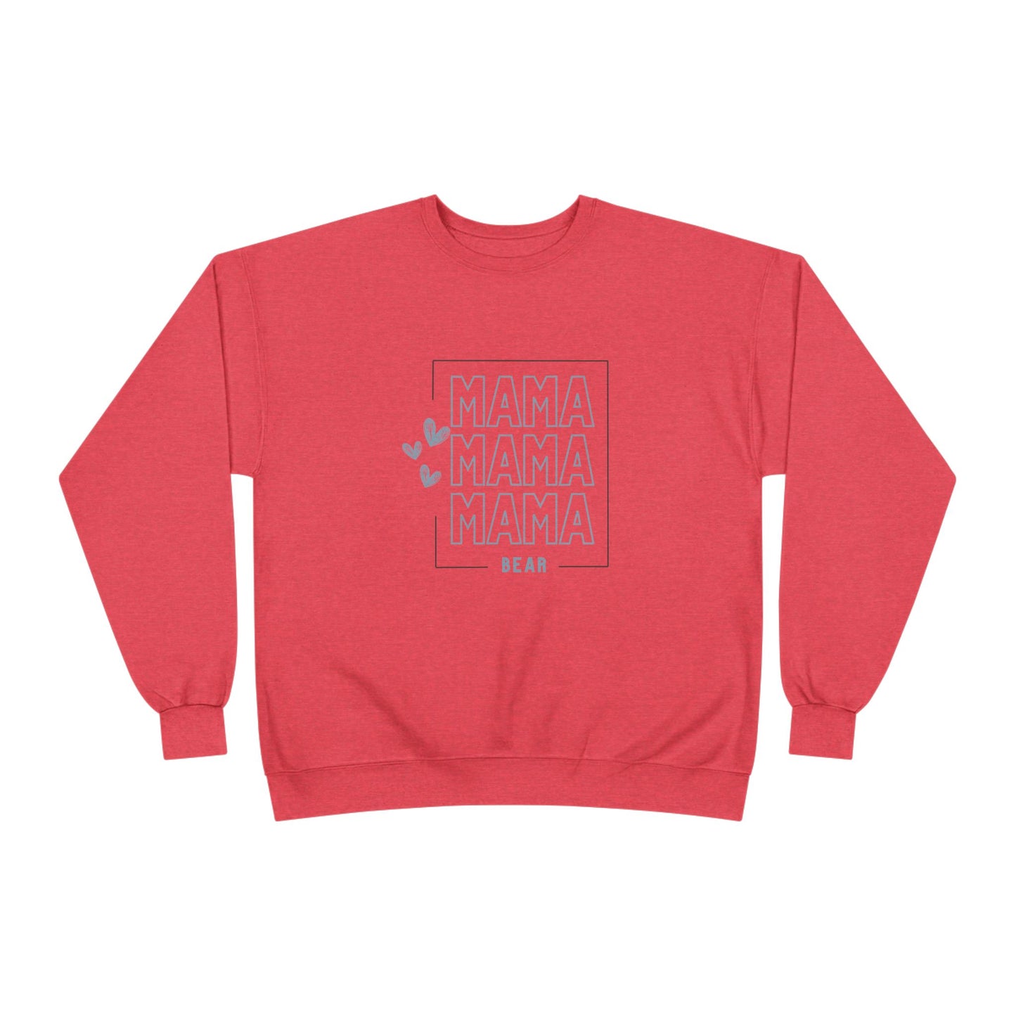 "Mama Bear - hearts" Crewneck Sweatshirt